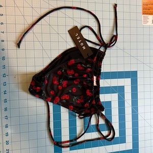 Motel rocks Cherry bikini bottom nwts